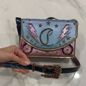 CHRISTIAN LOUBOUTIN 
Giddy Small Embellished Leather Bag